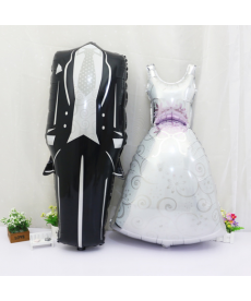 Nafukovací balónky - svatební šaty