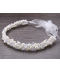 Svatební čelenka do vlasů - imitace perel