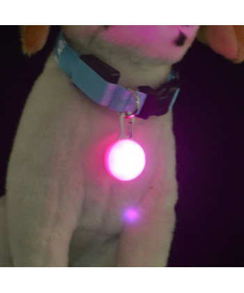 Barevný LED přívěsek na obojek pro psa