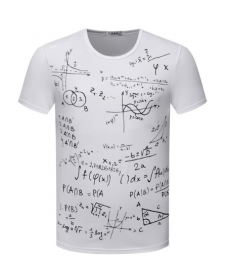 Pánské tričko v designu matematických výpočtů