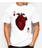 Pánské tričko v designu karty Esa a lidského srdce