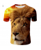 Pánská 3D trička LION