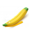 Silikonová peněženka ve tvaru banánu - klíčenka