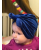 Dětská sametová ozdobná čepice s mašlí