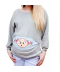 Těhotenská mikina s obrázkem miminka