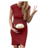 Těhotenské letní šaty s obrázkem miminka