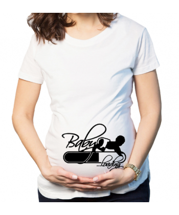 Těhotenské tričko s motivem