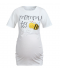 Bílé těhotenské tričko s včelkou
