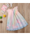 Dívčí letní slavnostní šaty s jednorožci