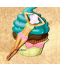 Letní plážová osuška Cupcake