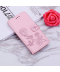 Kožený flip kryt s růží na Huawei Honor 10