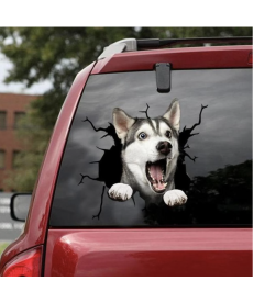 Samolepka na auto pes buldoček či jezevčík