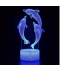Noční LED lampička delfíní