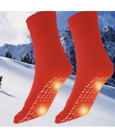 Zimní vyhřívací ponožky s bodovým turmalínem
