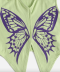 Dívčí asymetrický top s motýlem