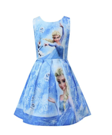 Šaty Frozen Elsa a Anna Ledové království