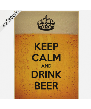 Samolepka - "Keep calm and drink beer"