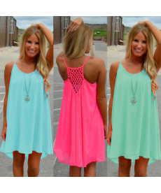 Letní šaty v pastelových barvách