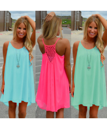 Letní šaty v pastelových barvách