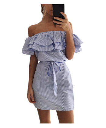 Letní mini šaty s mašlí
