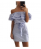 Letní mini šaty s mašlí