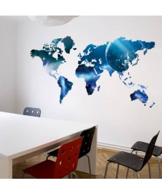 Mapa světa - nálepka na zeď