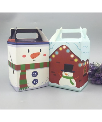 Designový papírový box na vánoční dárky