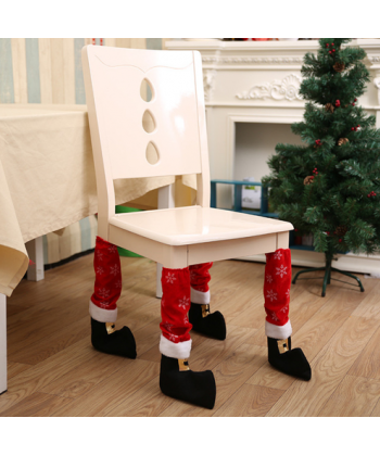 Vánoční dekorace na židli